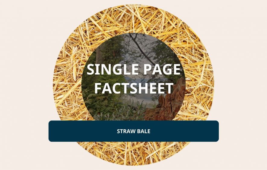 PDF Icon for the Straw Bale Single Page Factsheet