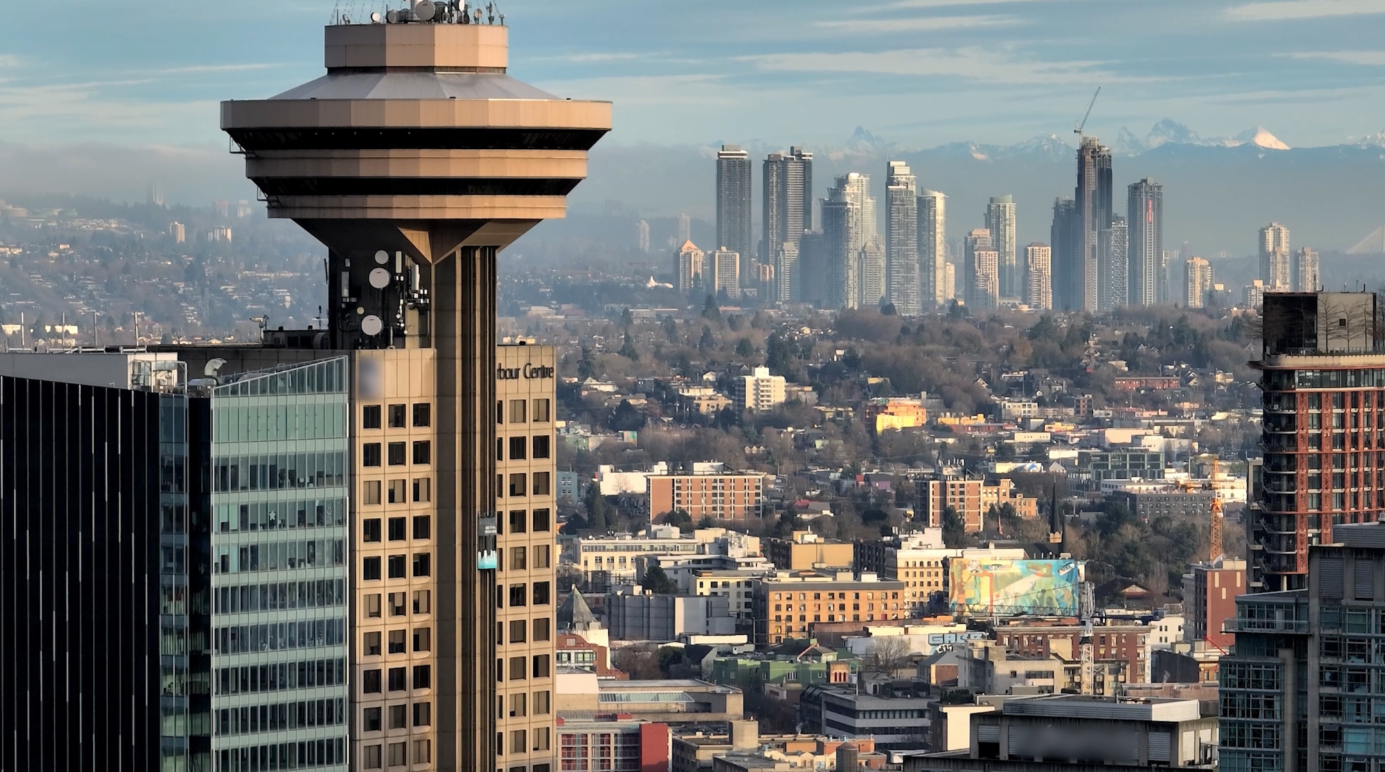 Image of a city. Land use planning in B.C.